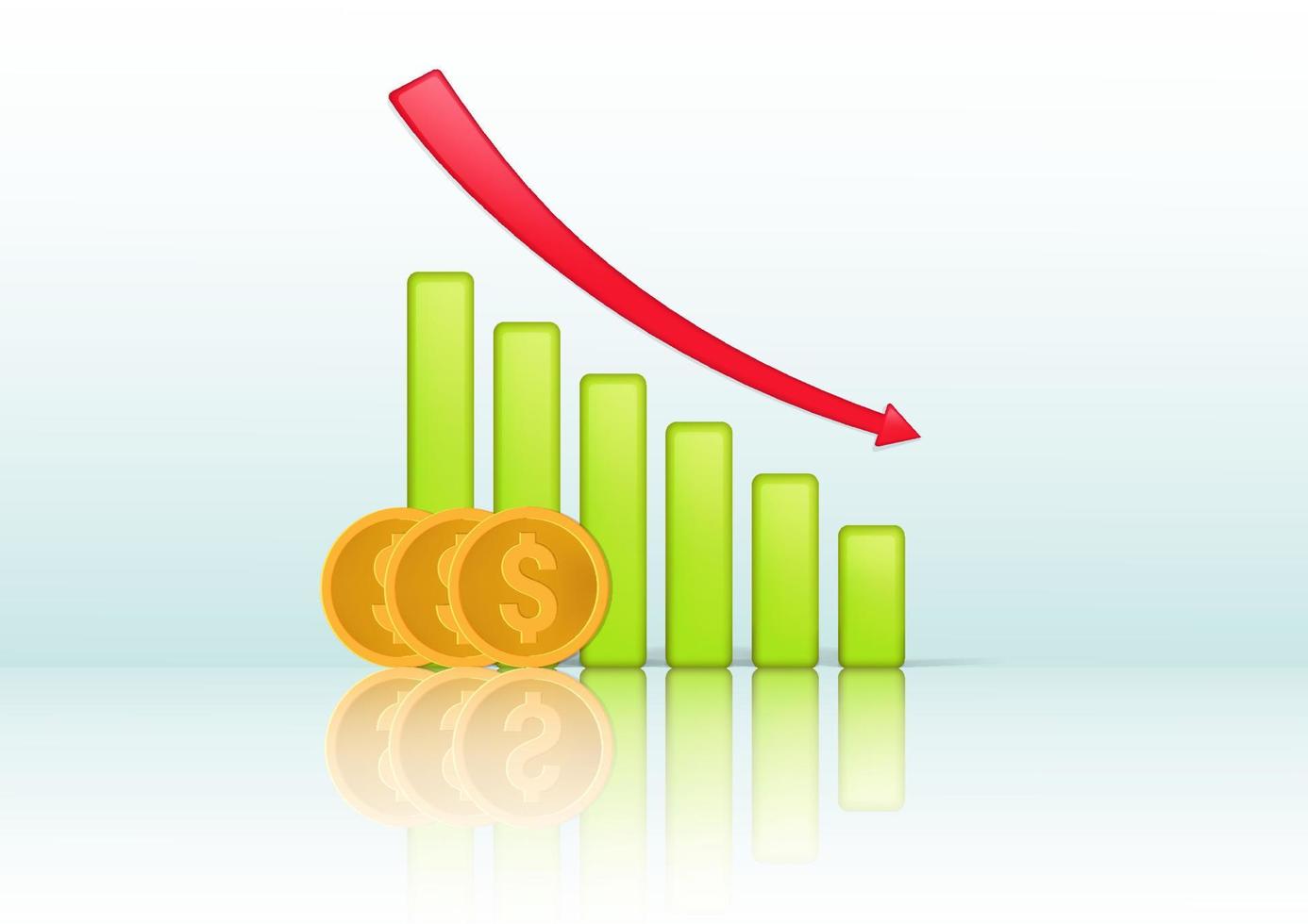 business graph and chart vector