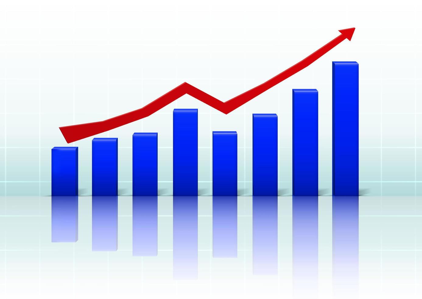 business graph and chart vector