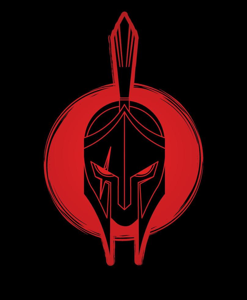Spartan Helmet Warrior vector