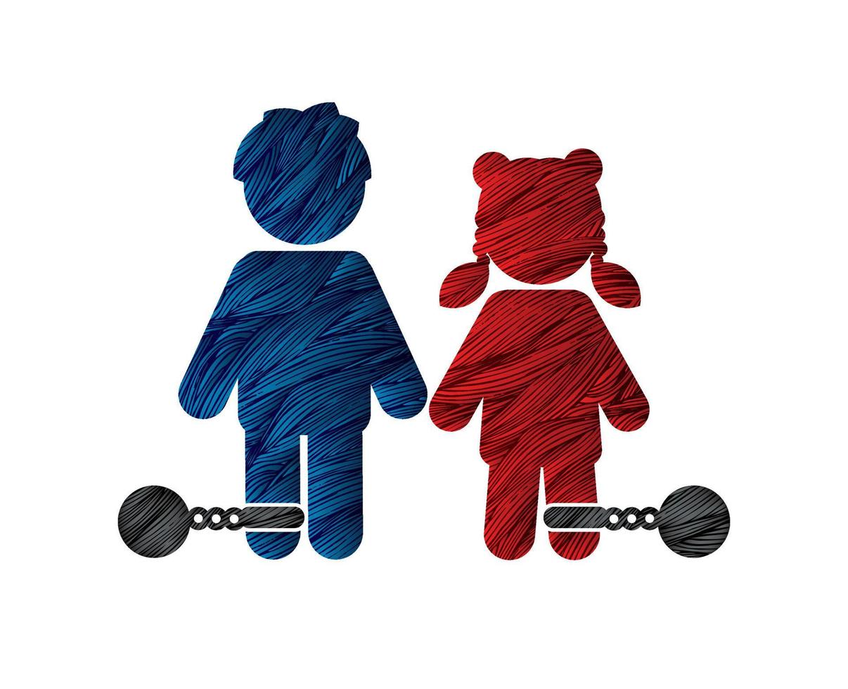 Stop Child Abuse vector