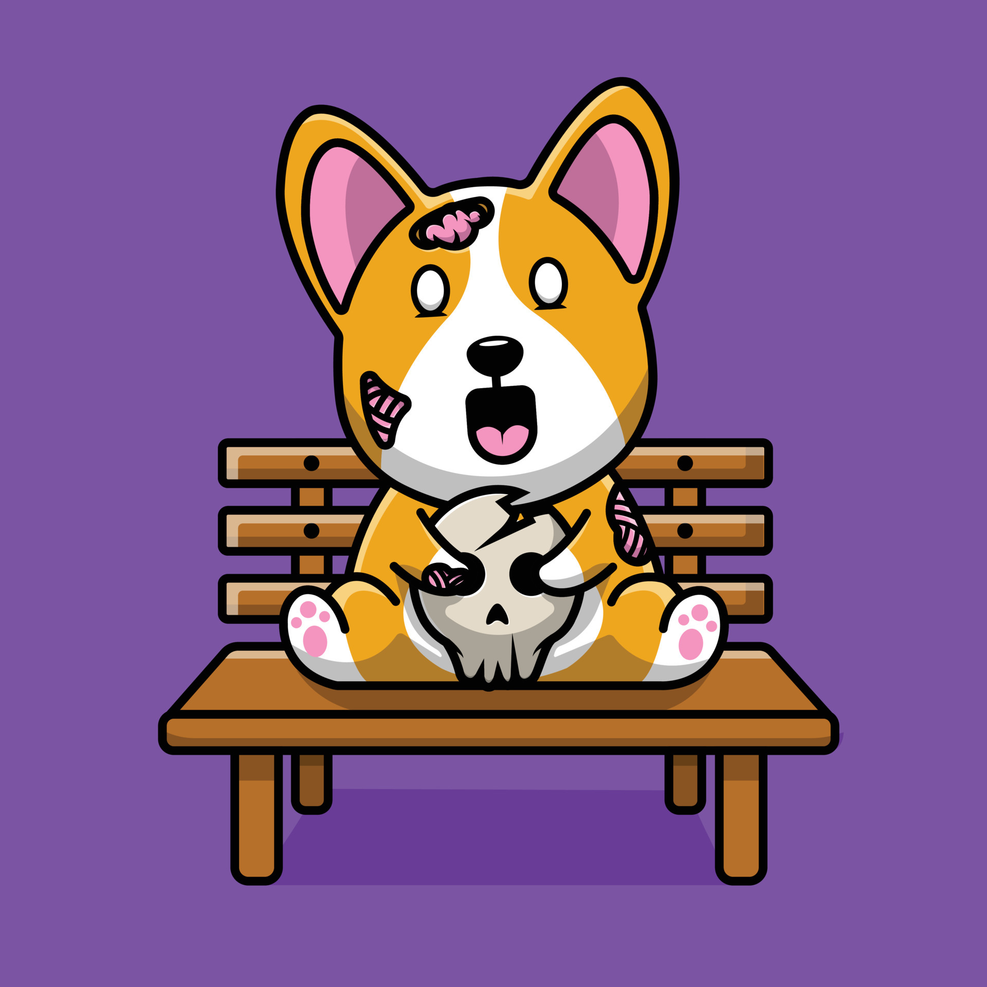 Cute Corgi Dog Zombie Holding Skull Bone Cartoon Vector Icon Illustration. Animal Nature Icon Concept Isolated Premium Vector. Flat Cartoon Style 5227178 Vector Art at Vecteezy Cute Corgi Dog Zombie Holding Skull Bone Cartoon Vector Icon Illustration. Animal Nature Icon Concept Isolated Premium Vector. Flat Cartoon Style 5227178 Vector Art at Vecteezy