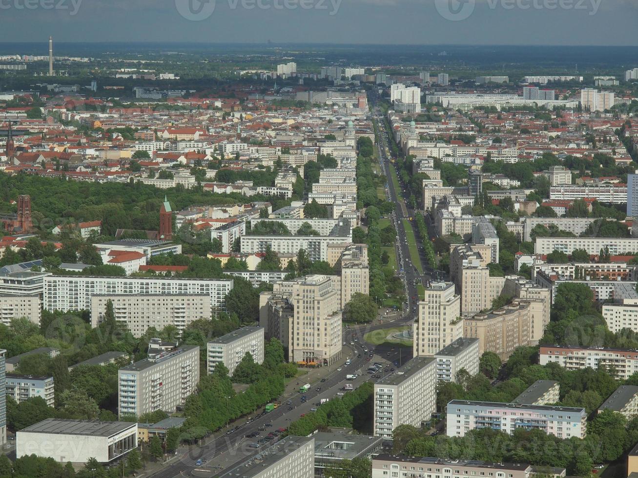 Berlin aerial view photo