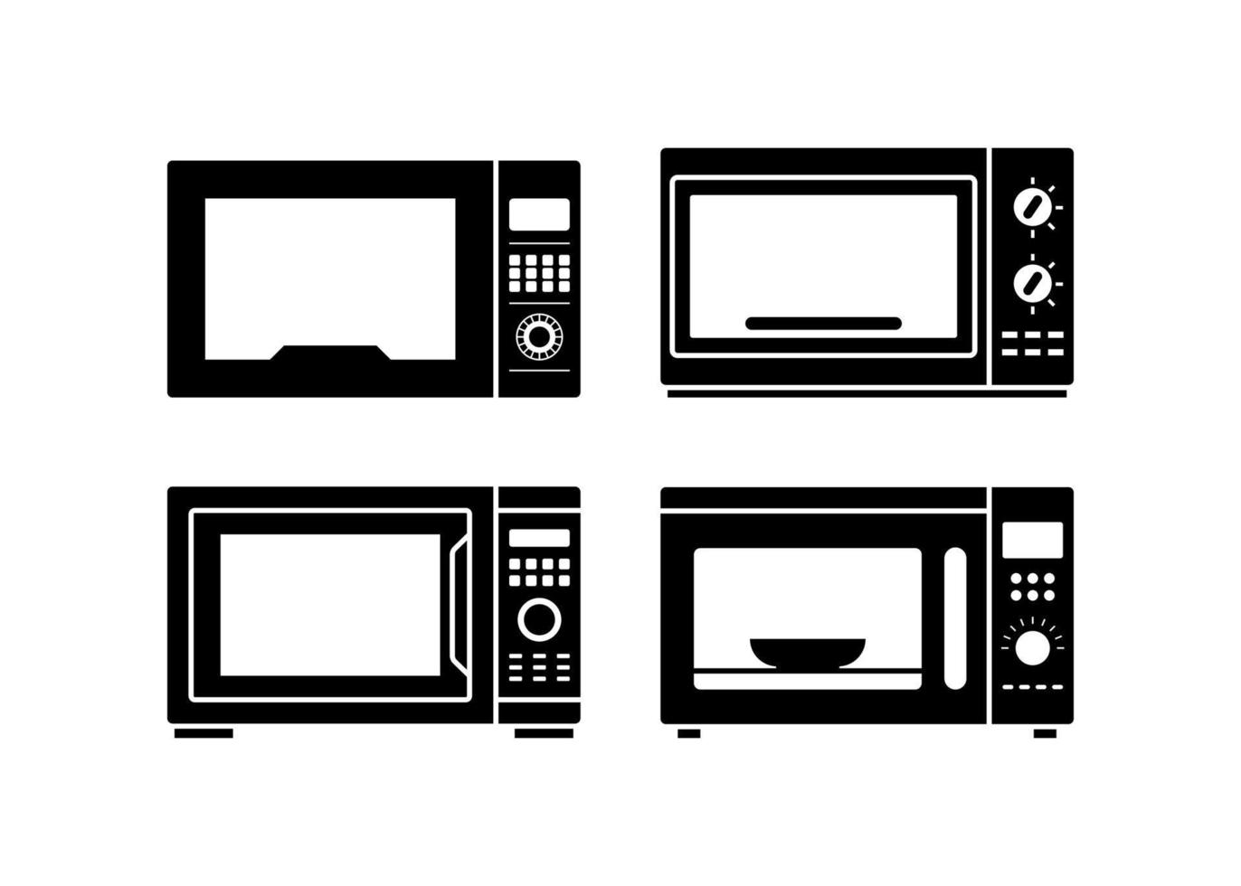 Microwave icon design template vector isolated