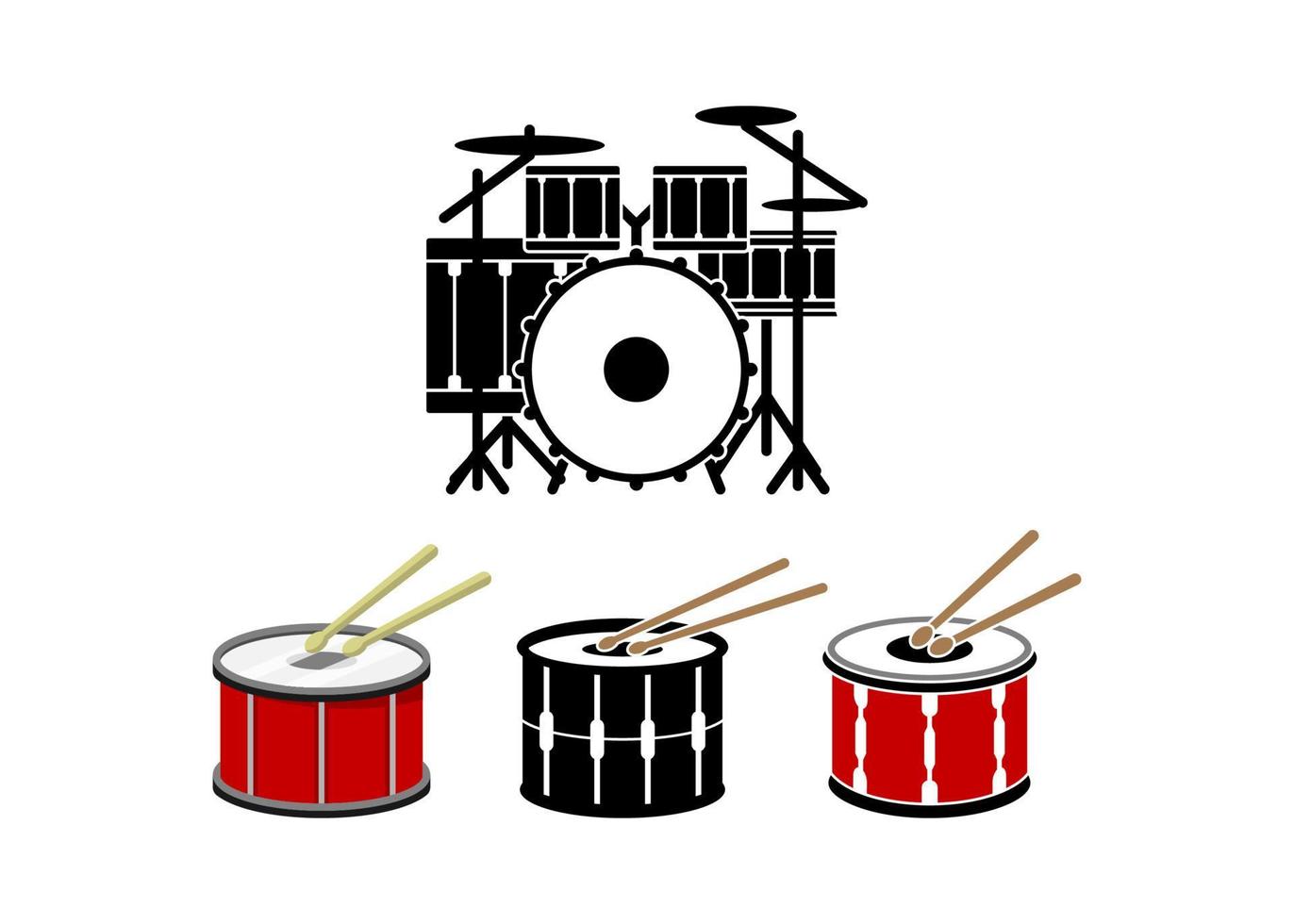 Drum icon design template vector isolated