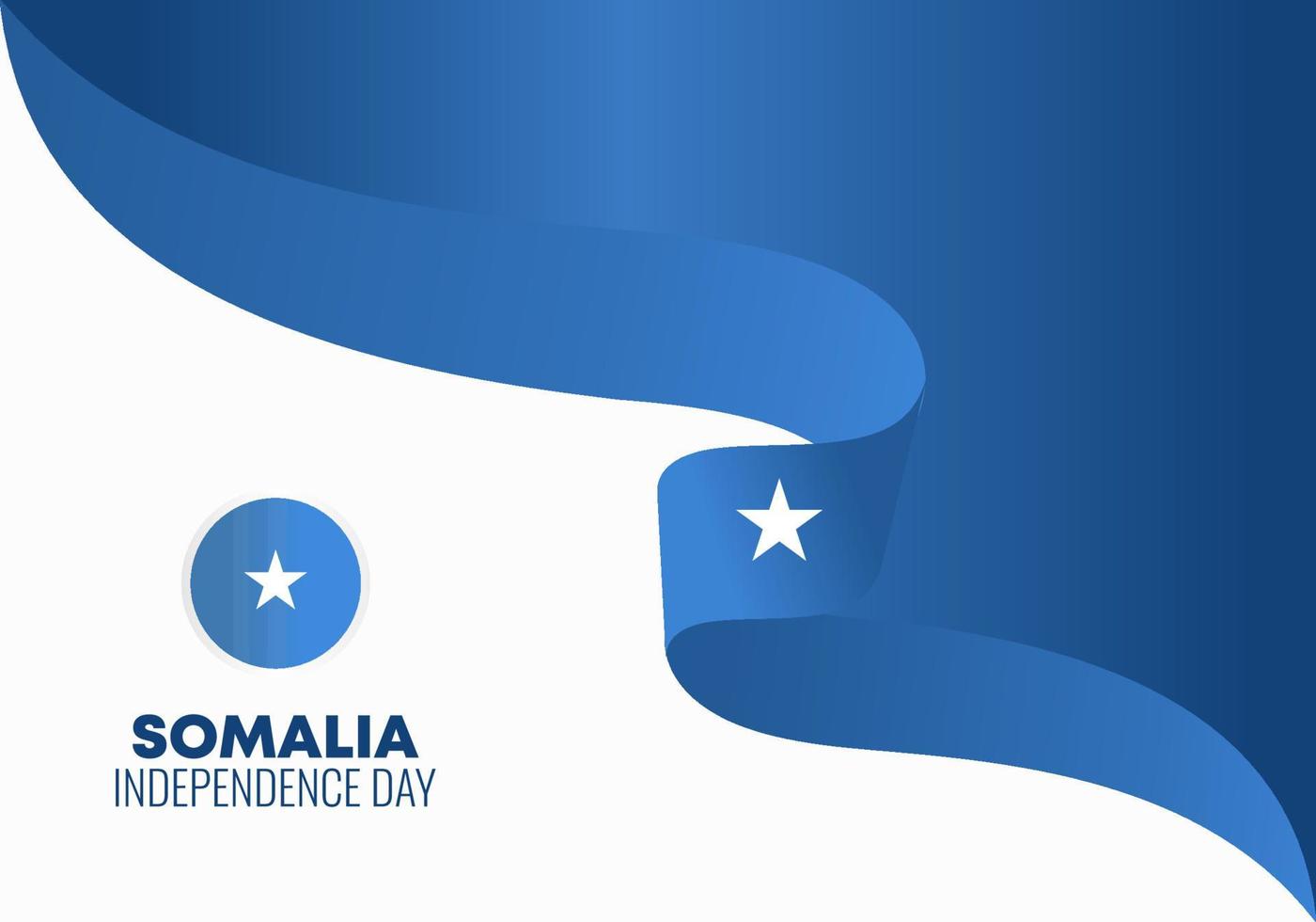 día de la independencia de somalia para la celebración nacional el 1 de julio. vector