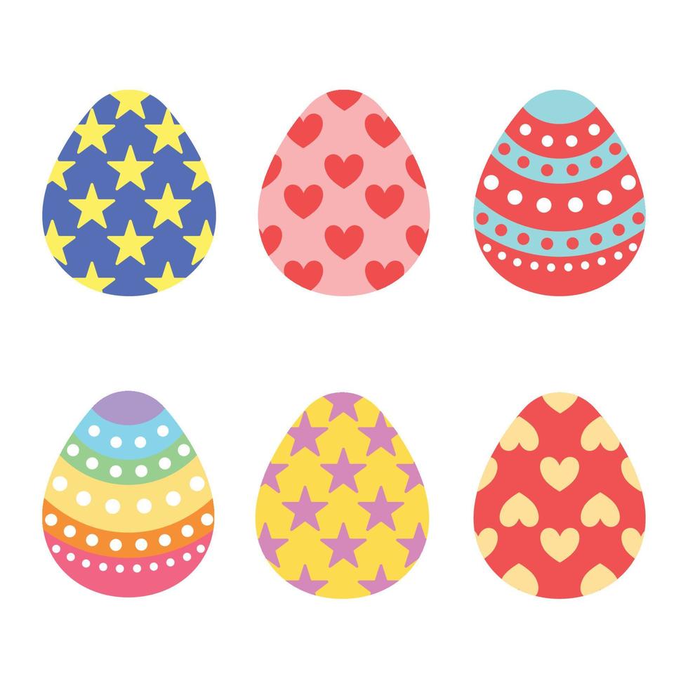 easter eggs pattern icon vector