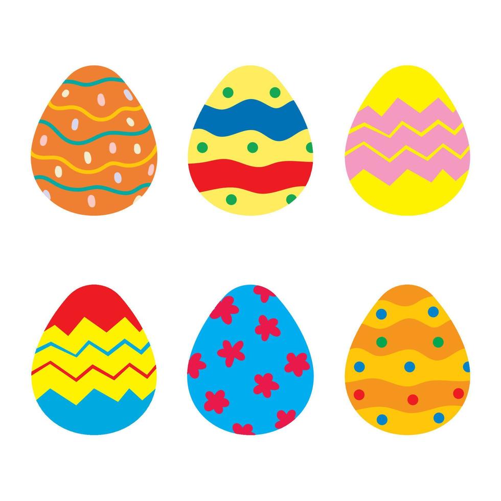 easter eggs pattern icon vector