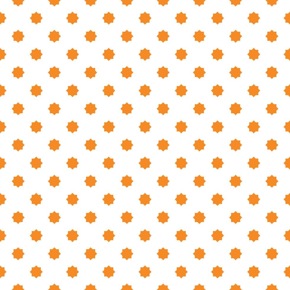 Printseamless pattern with gradient yellow and orange star background vector