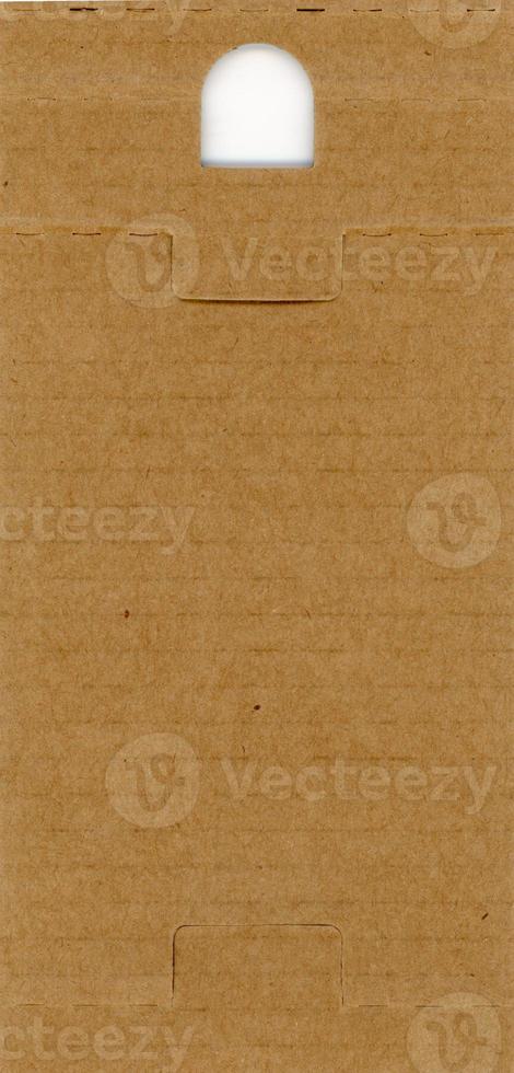 brown corrugated cardboard texture background photo