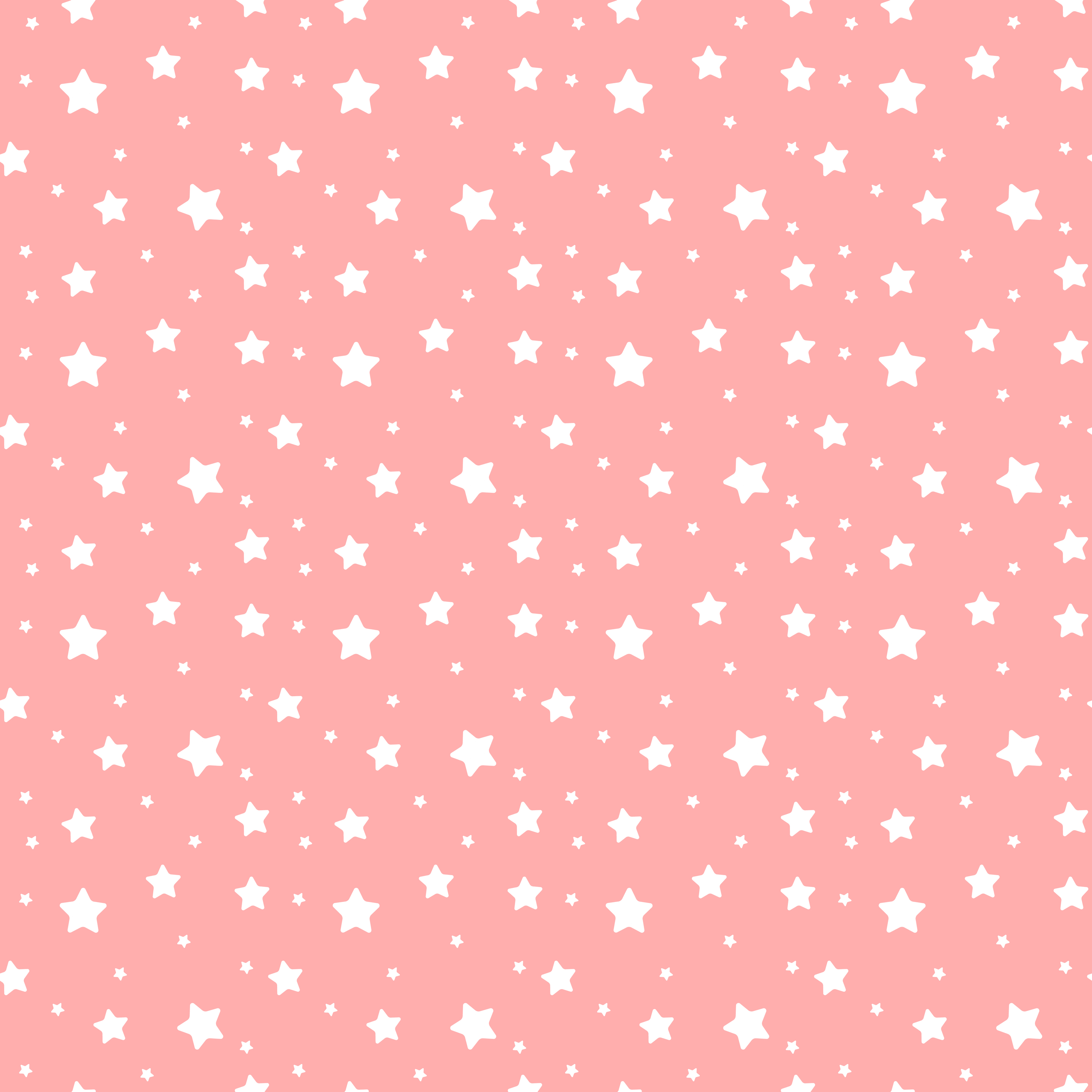 Romantic seamless pattern with a heart. Happy Valentine s Day. White stars  on a pink background. 5228171 Vector Art at Vecteezy