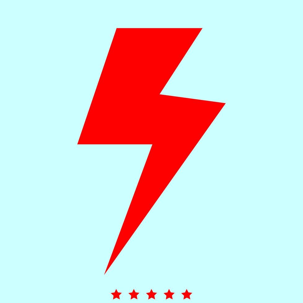 Symbol electricity set it is color icon . vector