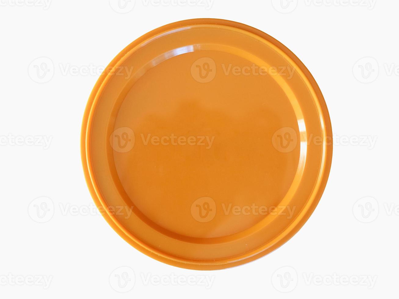 Orange plastic token money photo