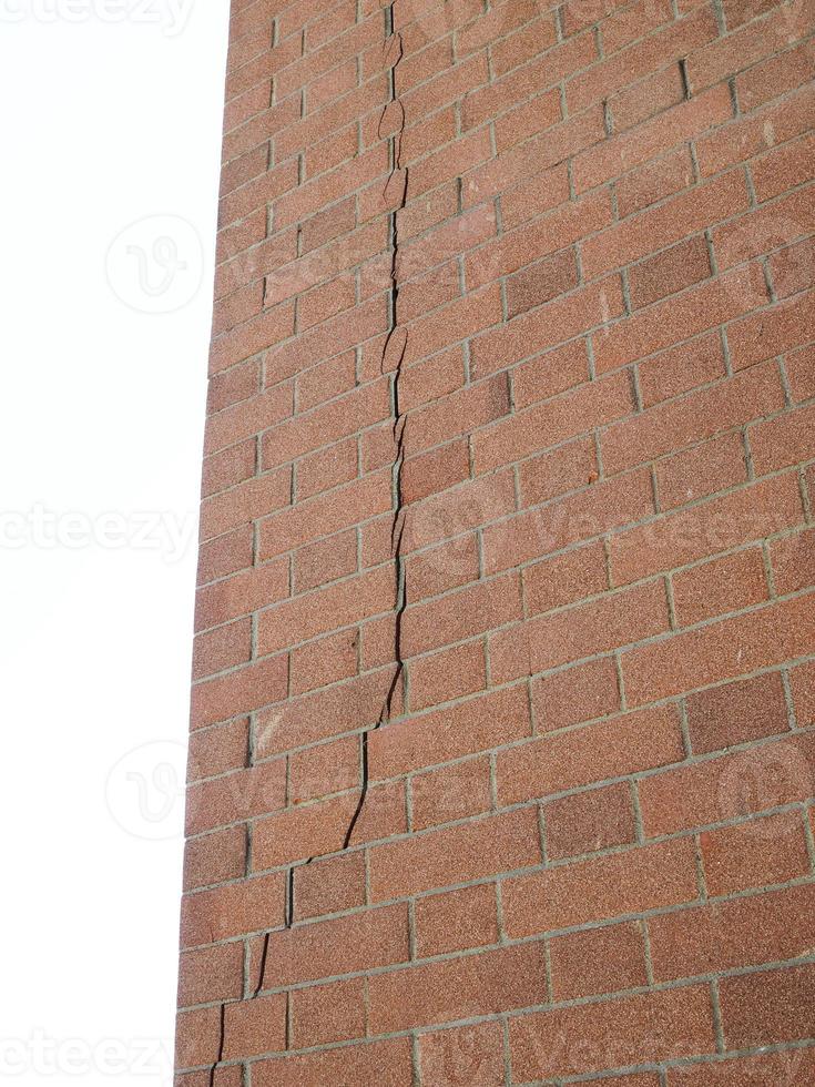 Crack in a wall photo