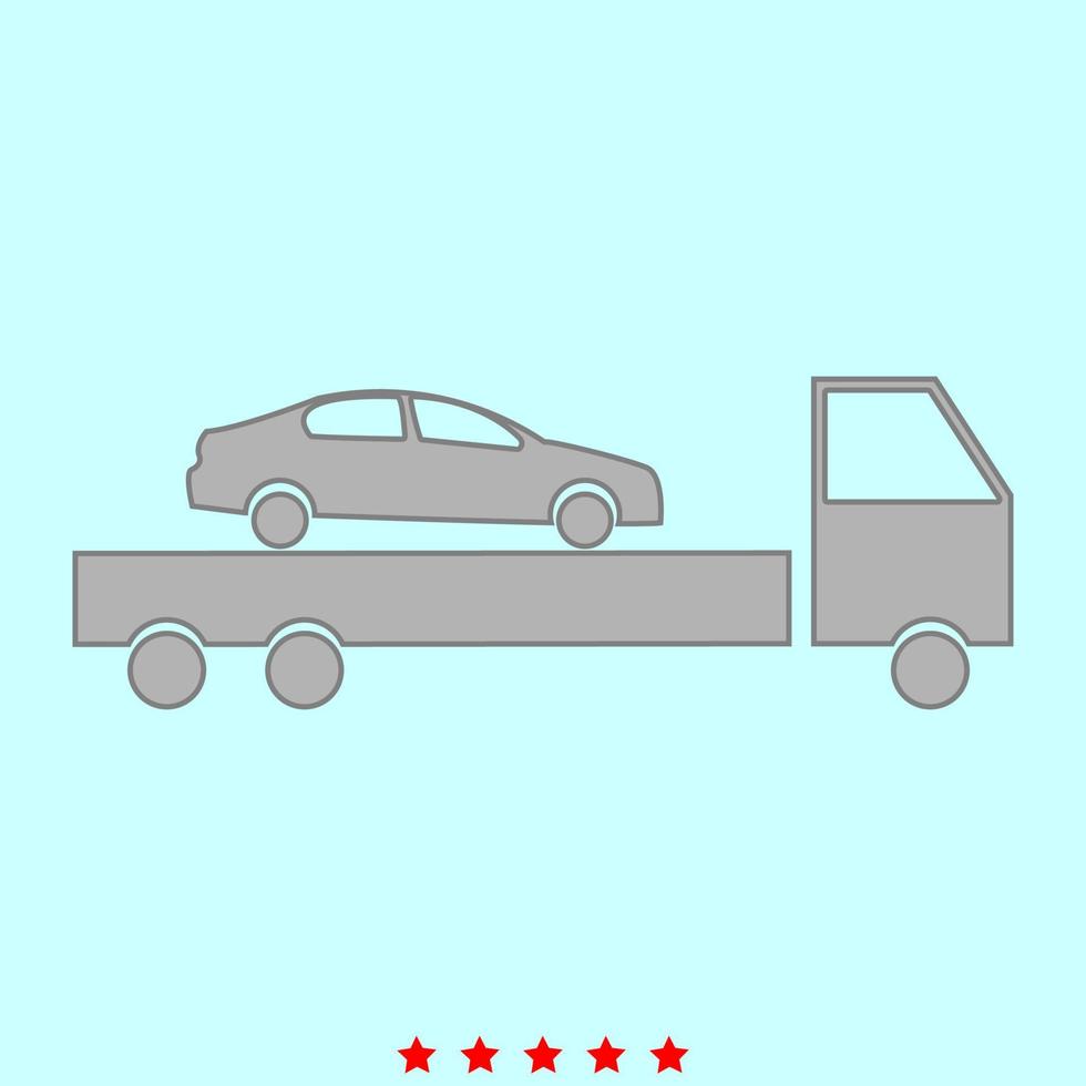 Car service it is icon . vector