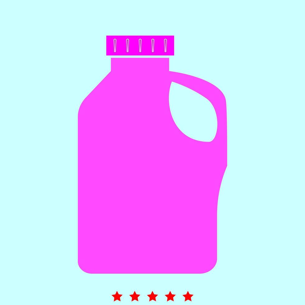 Household chemicals set it is color icon . vector