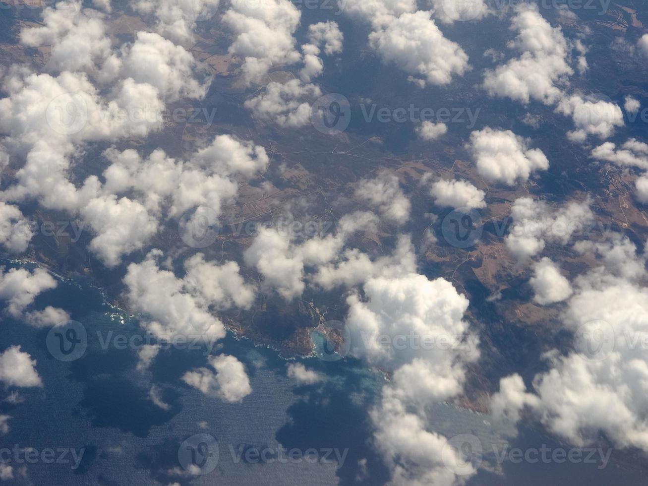 sky with clouds background photo