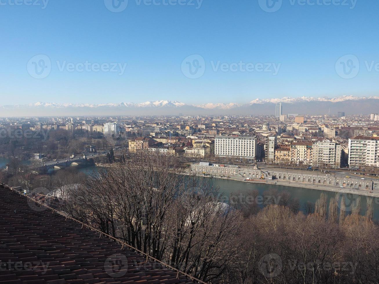 Aerial view of Turin photo