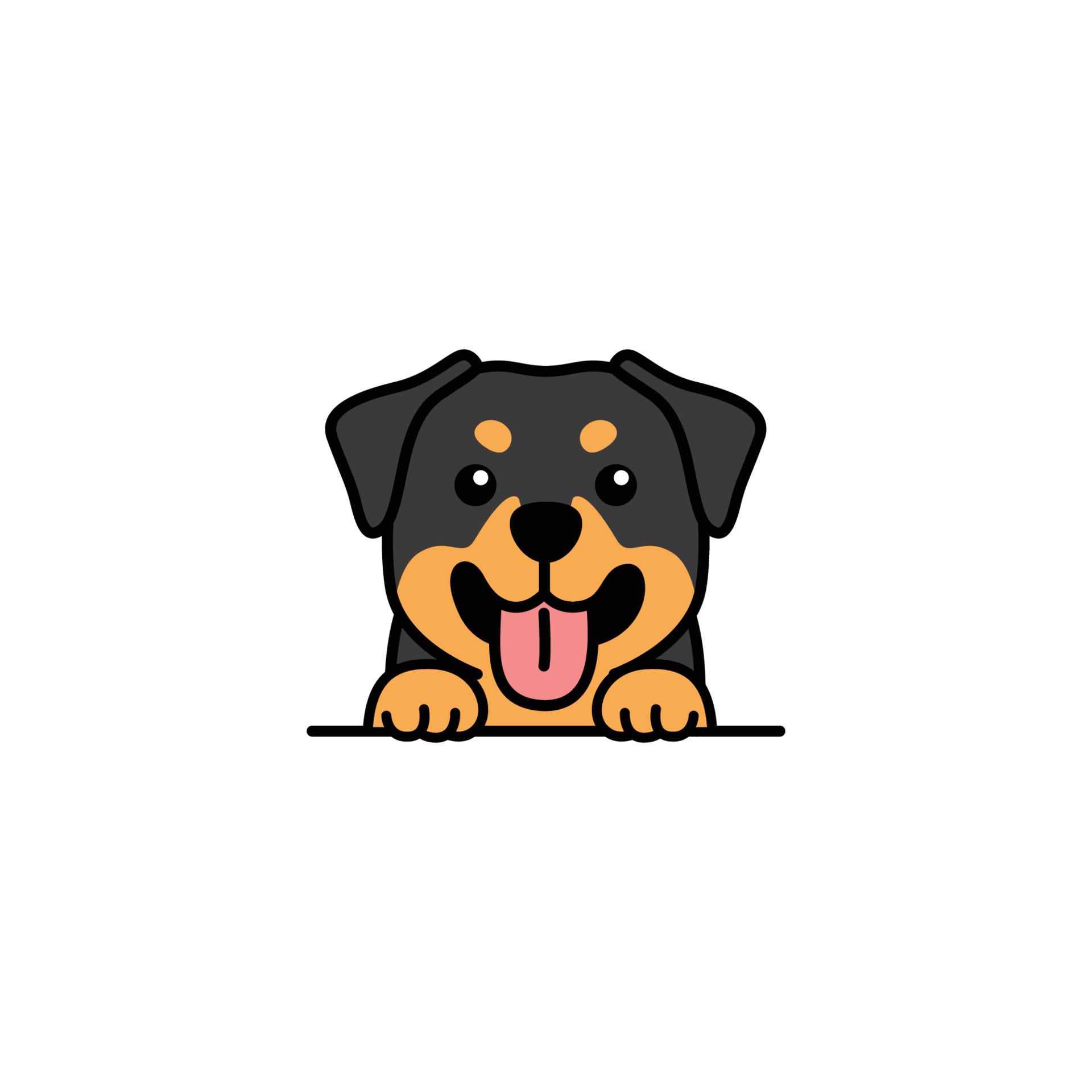 Funny rottweiler puppy cartoon, vector illustration 5230441 Vector Art at Vecteezy Funny rottweiler puppy cartoon, vector illustration 5230441 Vector Art at Vecteezy