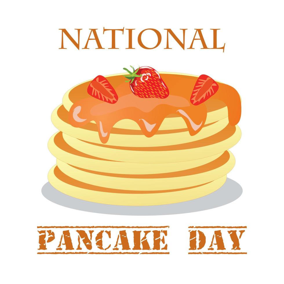 National Pancake Day vector