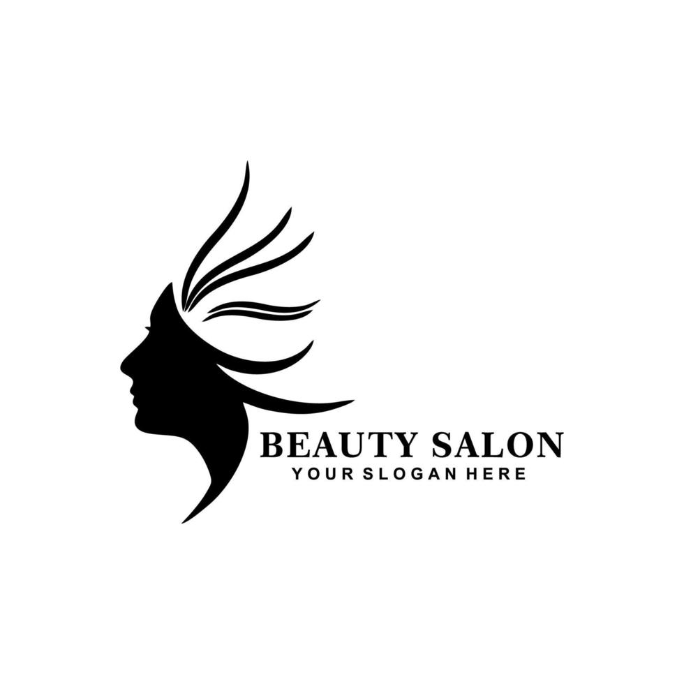 logotipo abstracto vectorial para salón de belleza, peluquería, cosmética vector