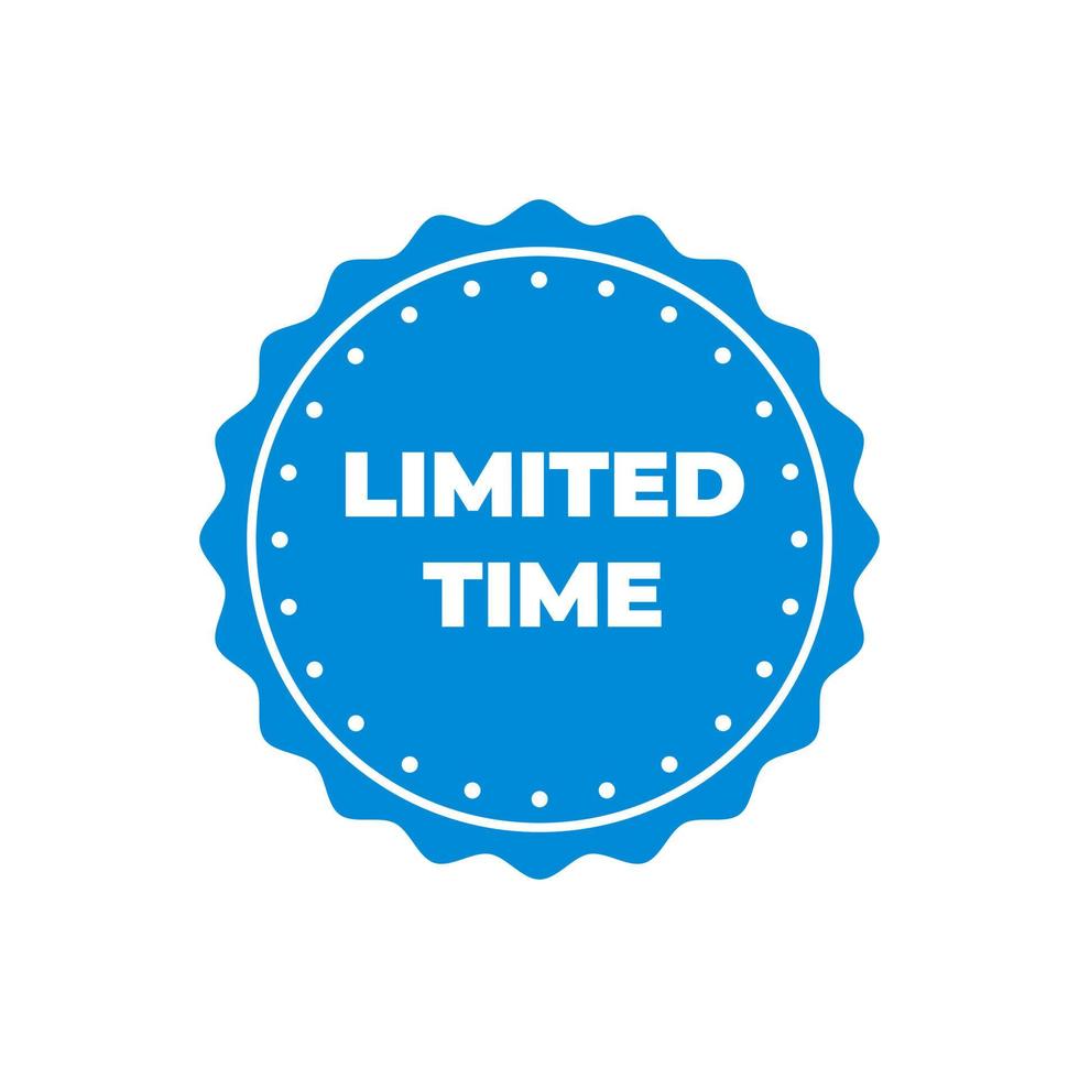 Limited Price Badge Icon Design Vector