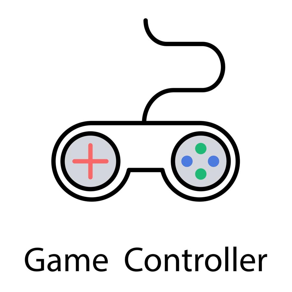 conceptos del controlador de juego vector