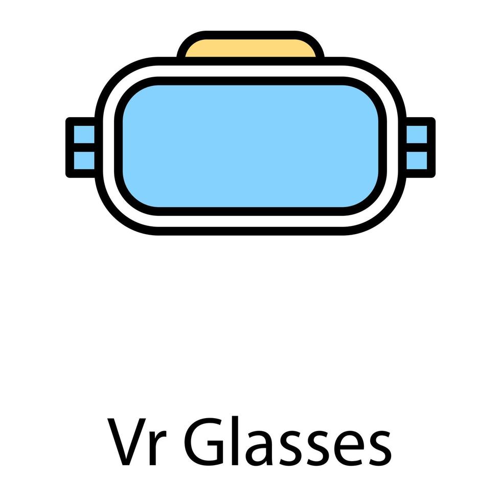 Virtual Reality Headset vector