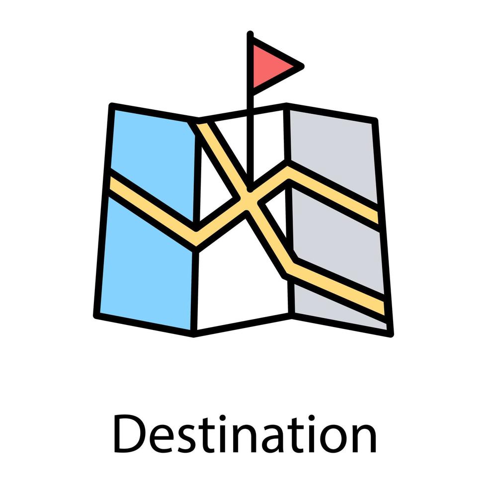 Trendy Destination Concepts vector