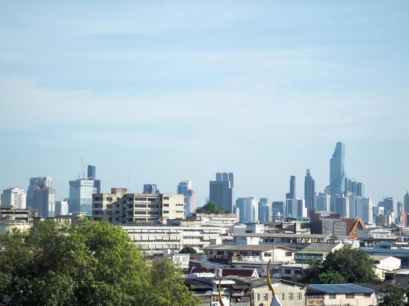 BANGKOK THAILAND13 DECEMBER 2018Landscape of Bangkok in the winter.on BANGKOK THAILAND13 DECEMBER 2018. photo