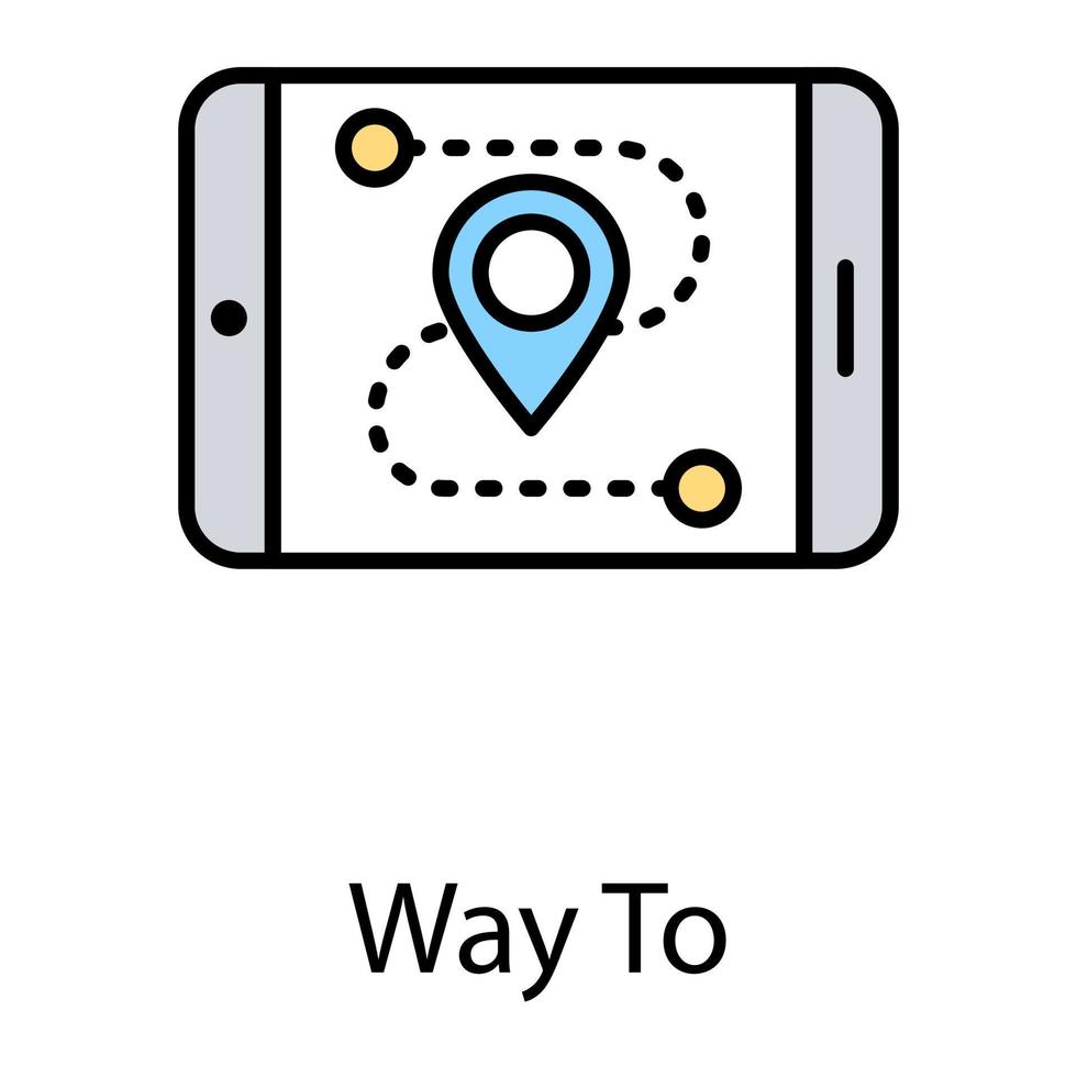 Mobile Tracker Concepts vector