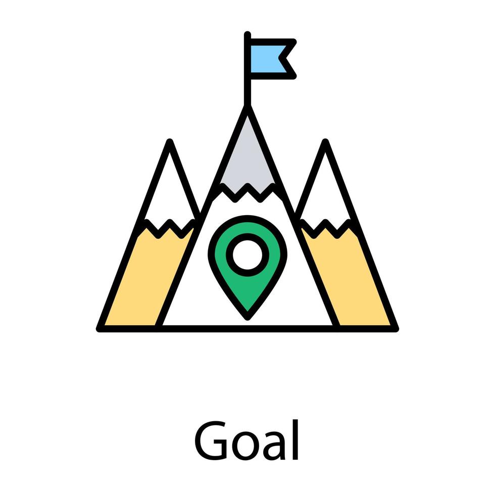 Trendy Geolocation Concepts vector
