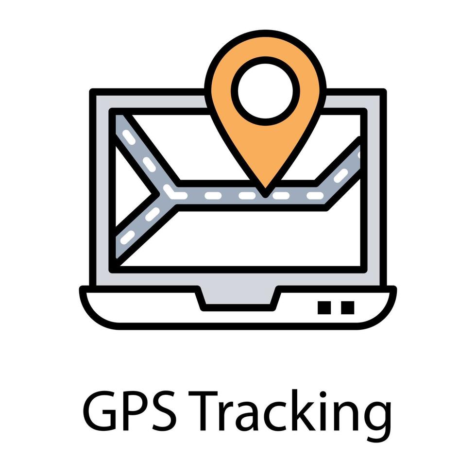 Online GPS Service vector