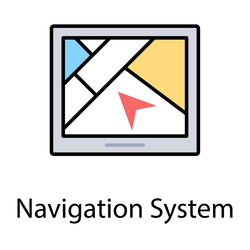 Mobile GPS Concepts vector
