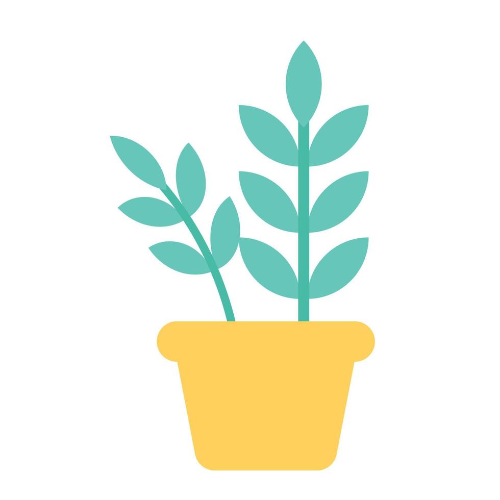 conceptos de plantas de moda vector