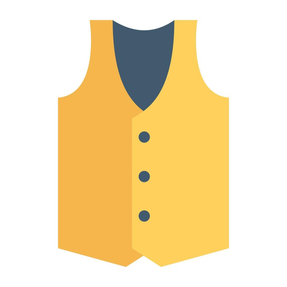 Trendy Waistcoat Concepts vector