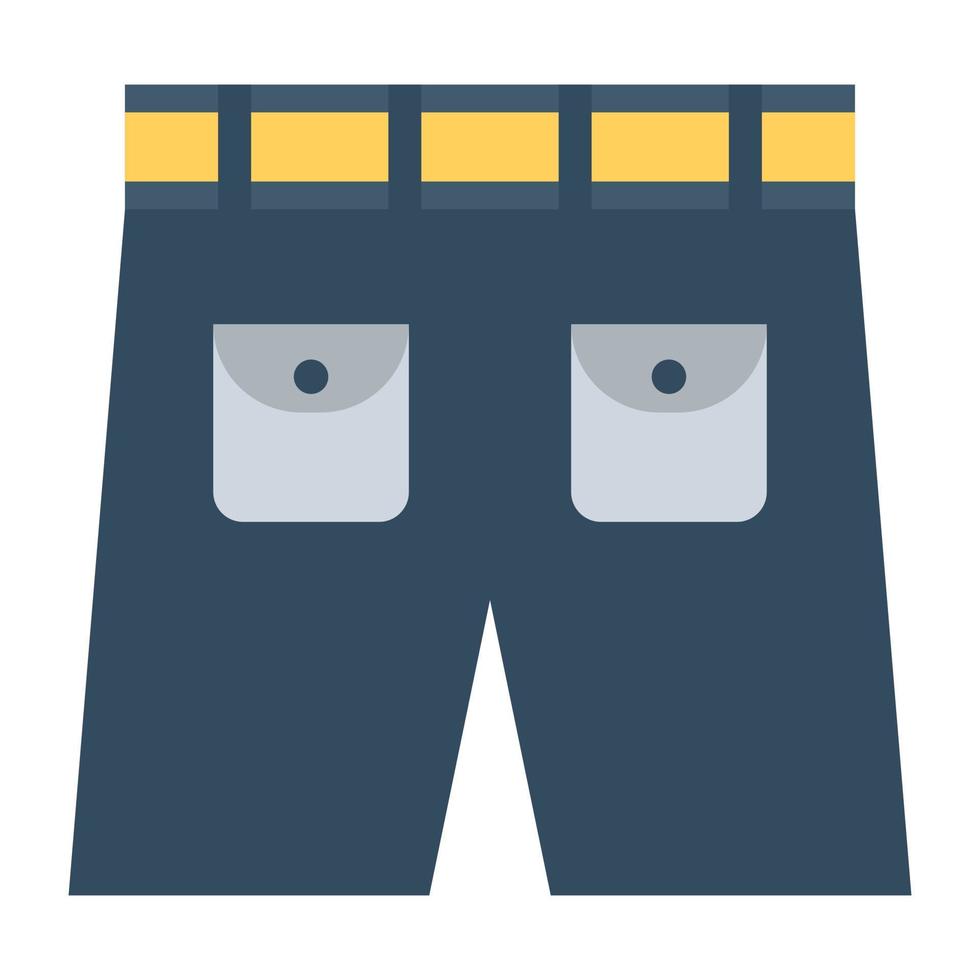 conceptos de pantalones cortos de moda vector