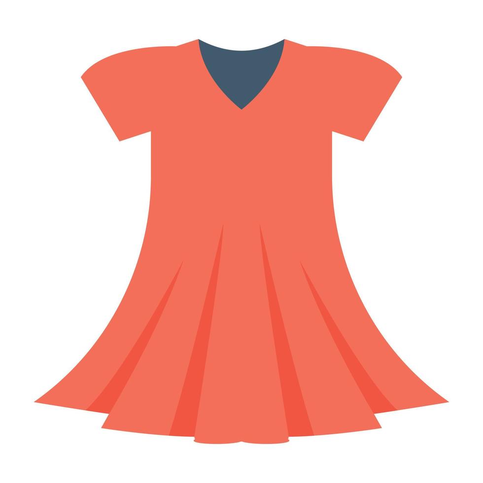 Trendy Frock Concepots vector