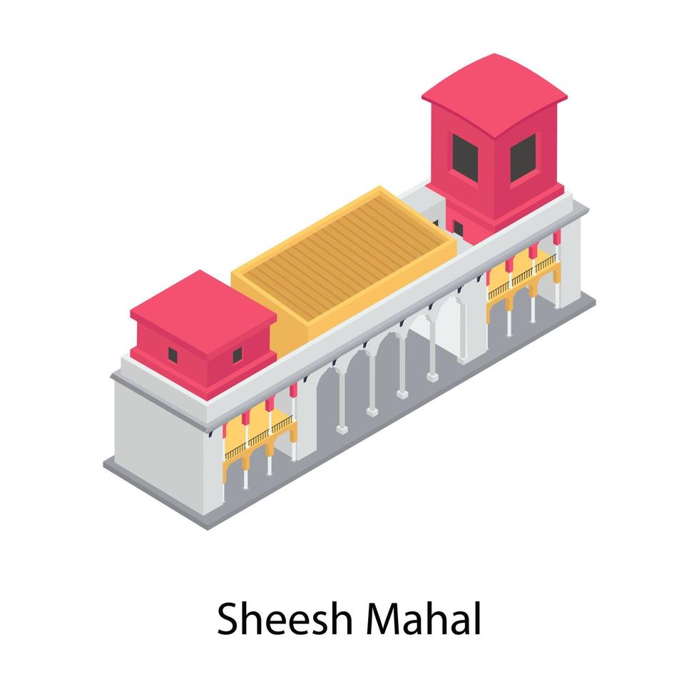 Sheesh Mahal Concepts vector