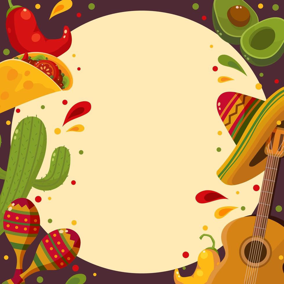 Cinco De Mayo Festival Background vector