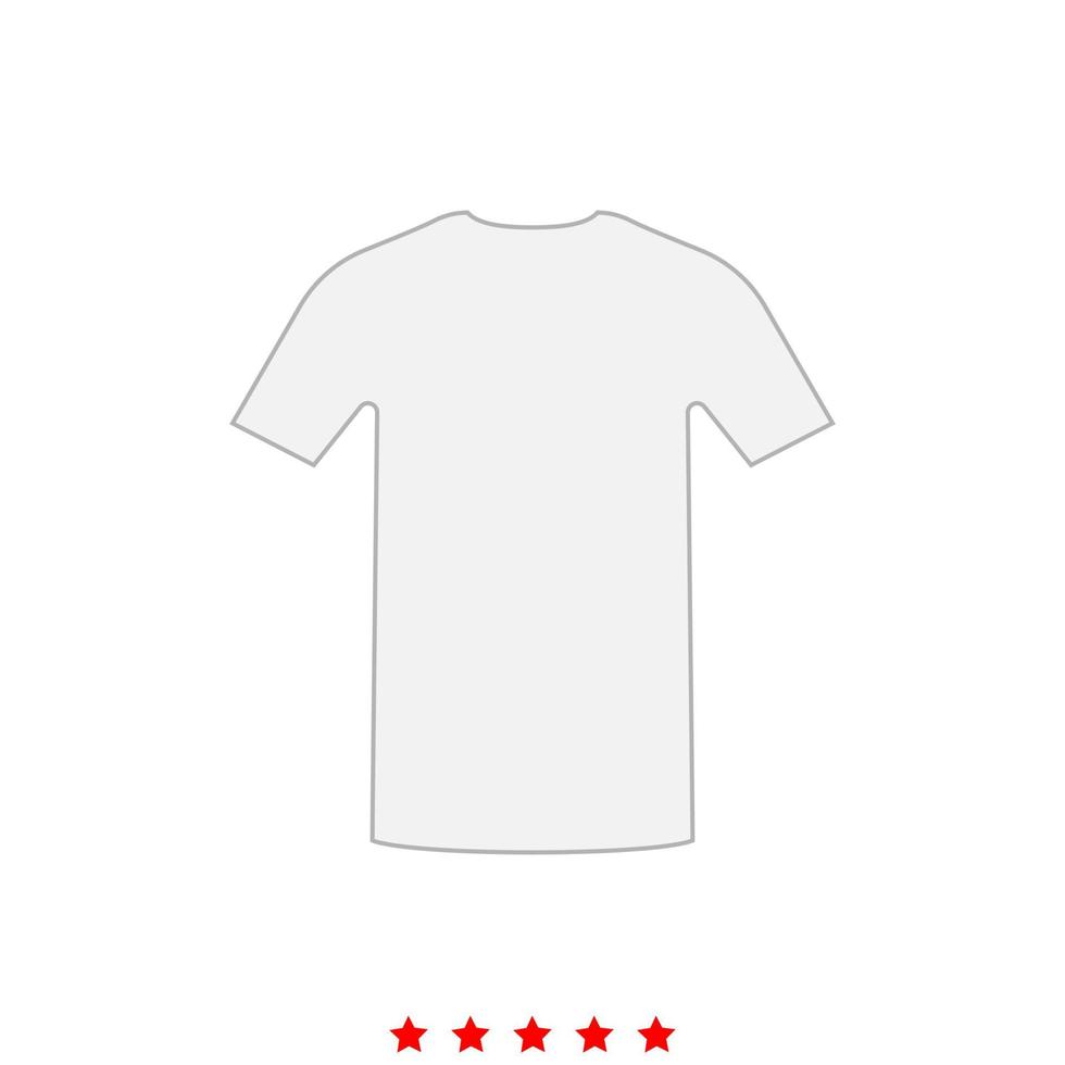 Shirt it is icon . vector
