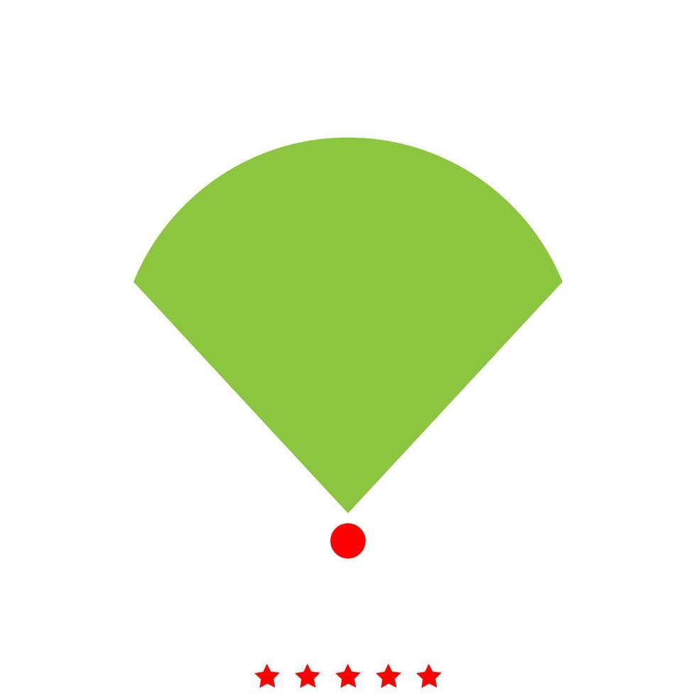 Location or radar it is icon . vector