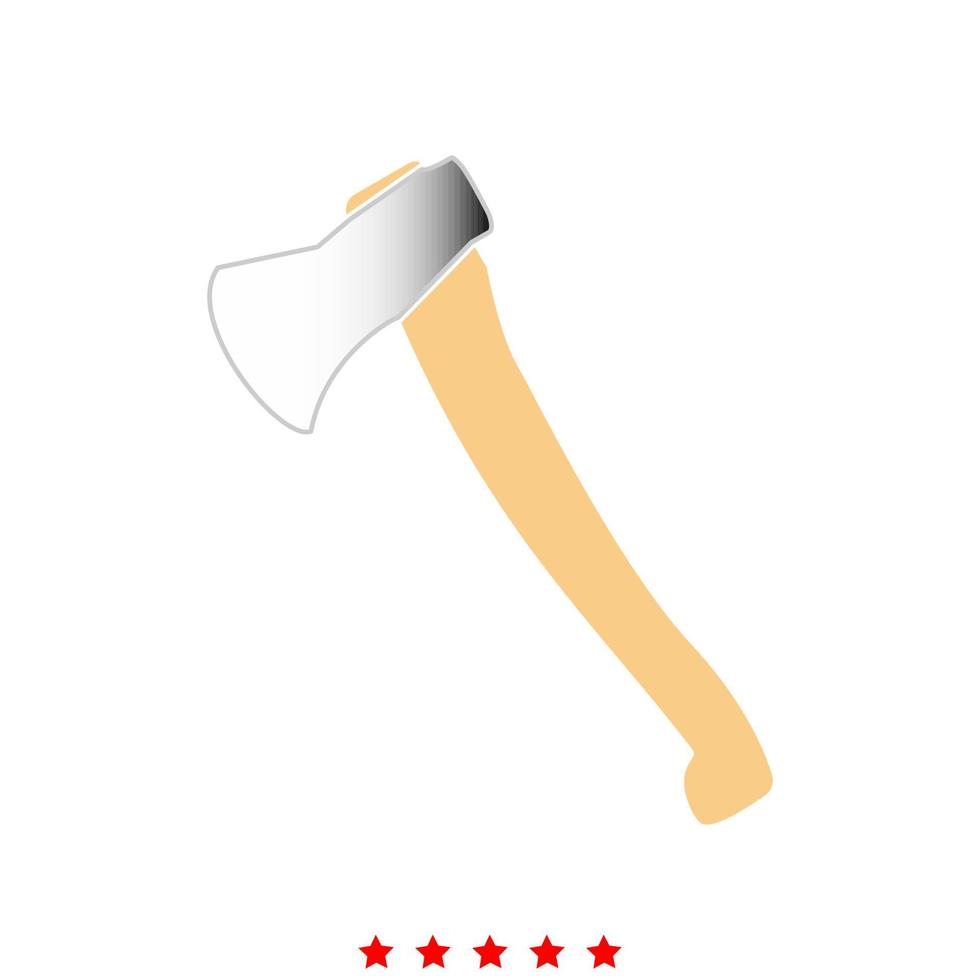 Axe it is icon . vector