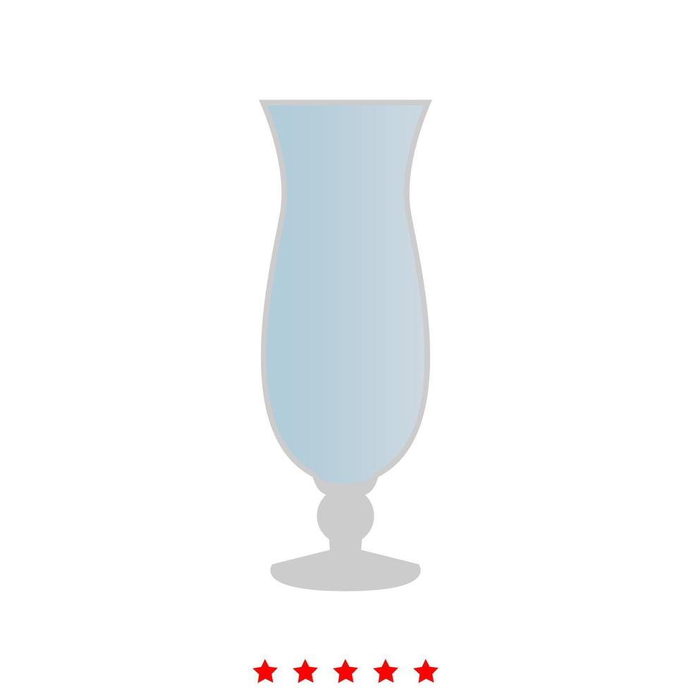 Cocktail glass it is icon . vector