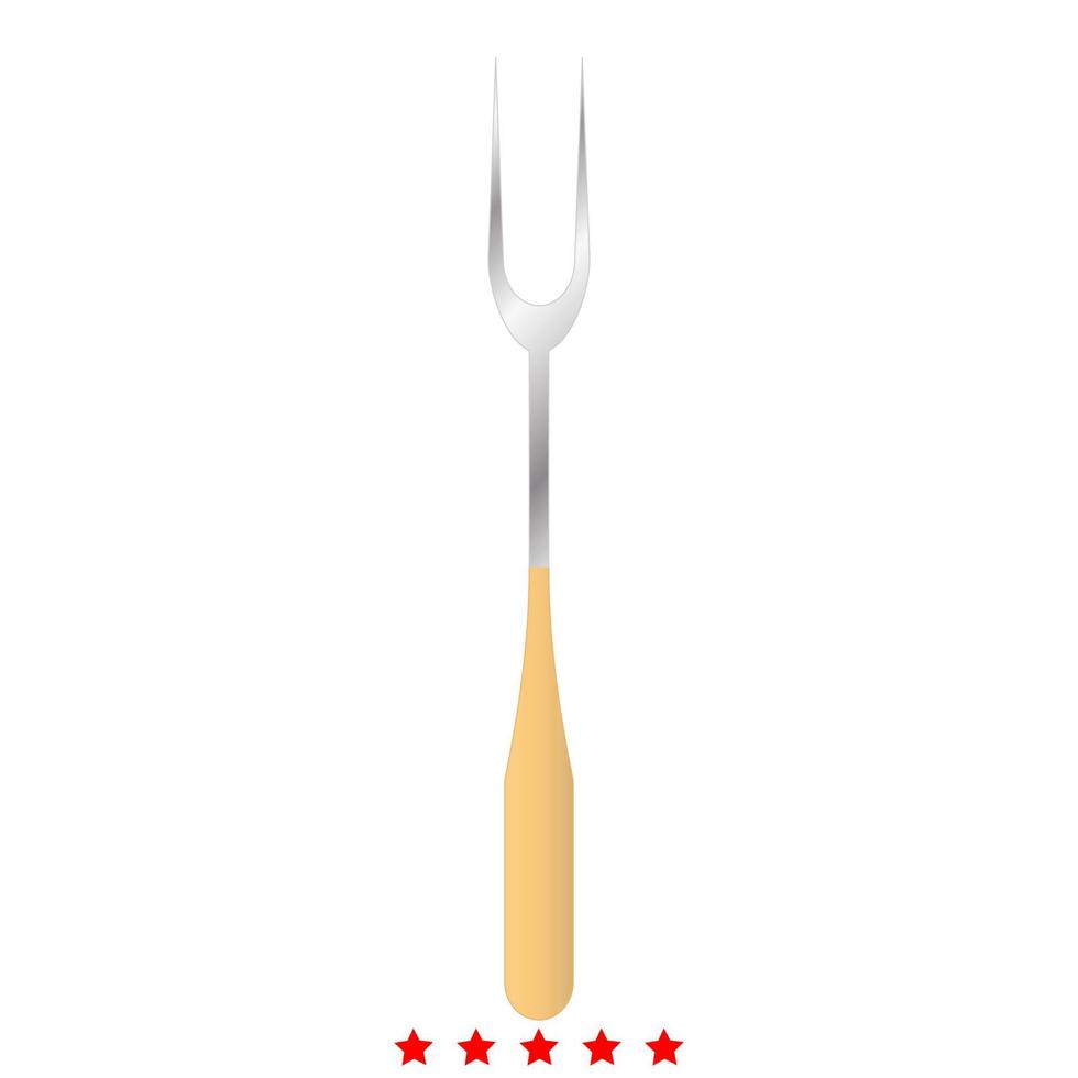 Large Fork icon . Flat style vector