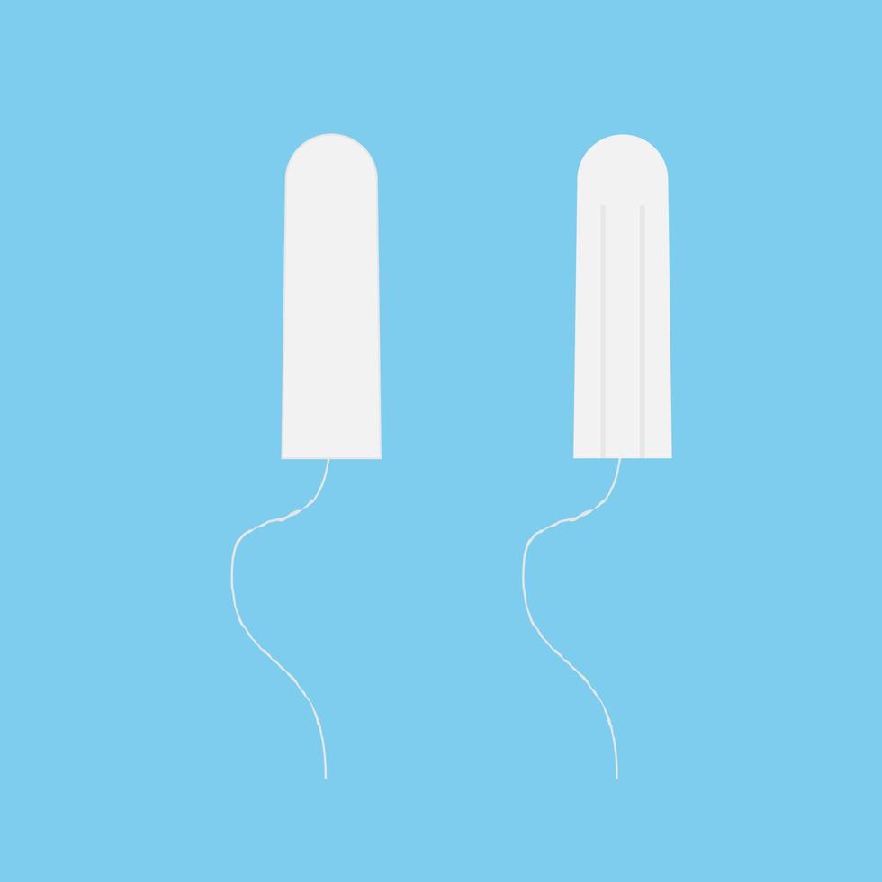 Women hygiene tampons icon . Different color . vector