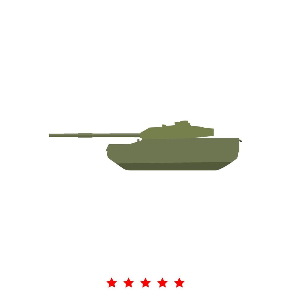 Tank it is icon . vector