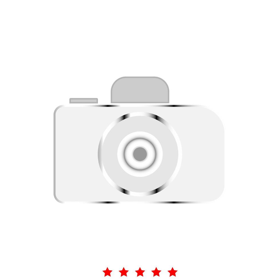 Camera it is icon . vector