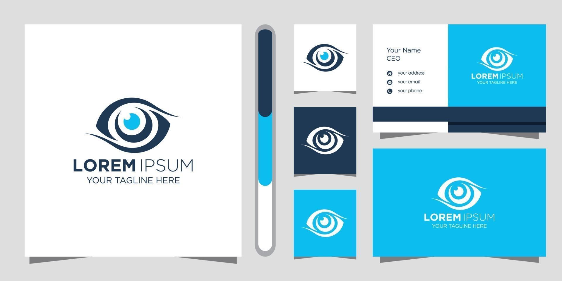 Eye Logo design vector