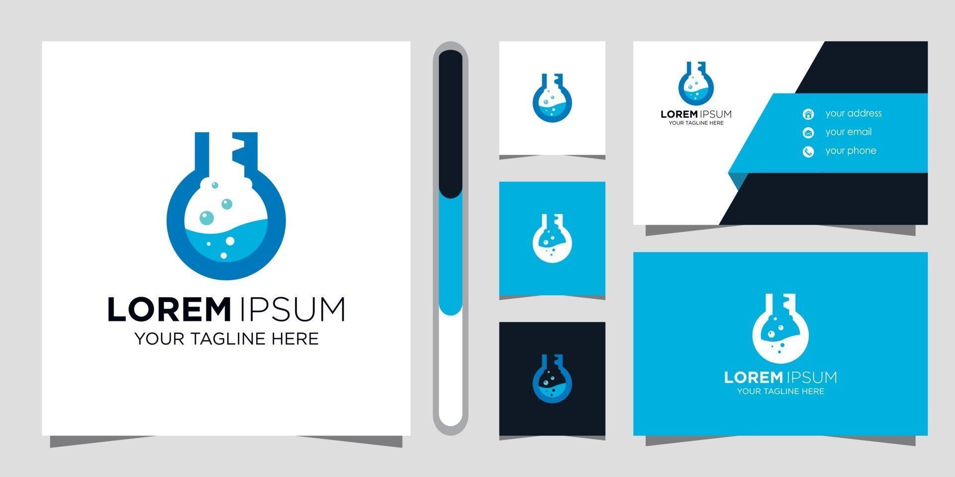 Labs logo design vector