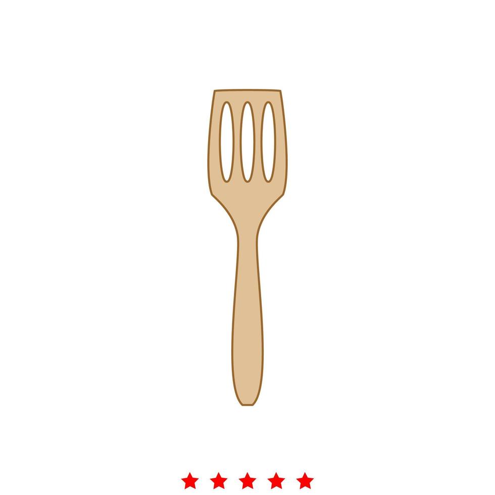 Kitchen spatula it is icon . vector